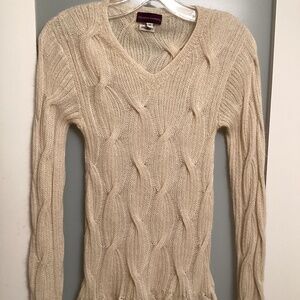 Suri Alpaca sweater, M, Cream